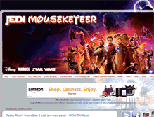 Tablet Screenshot of jedimouseketeer.com
